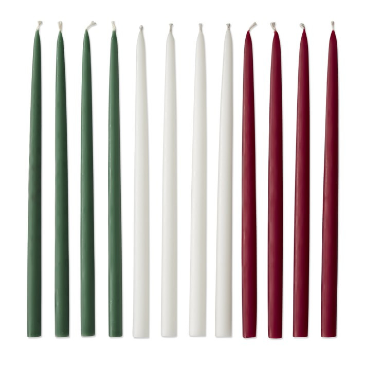Holiday Tiny Taper Candles, Set of 12 | Williams-Sonoma