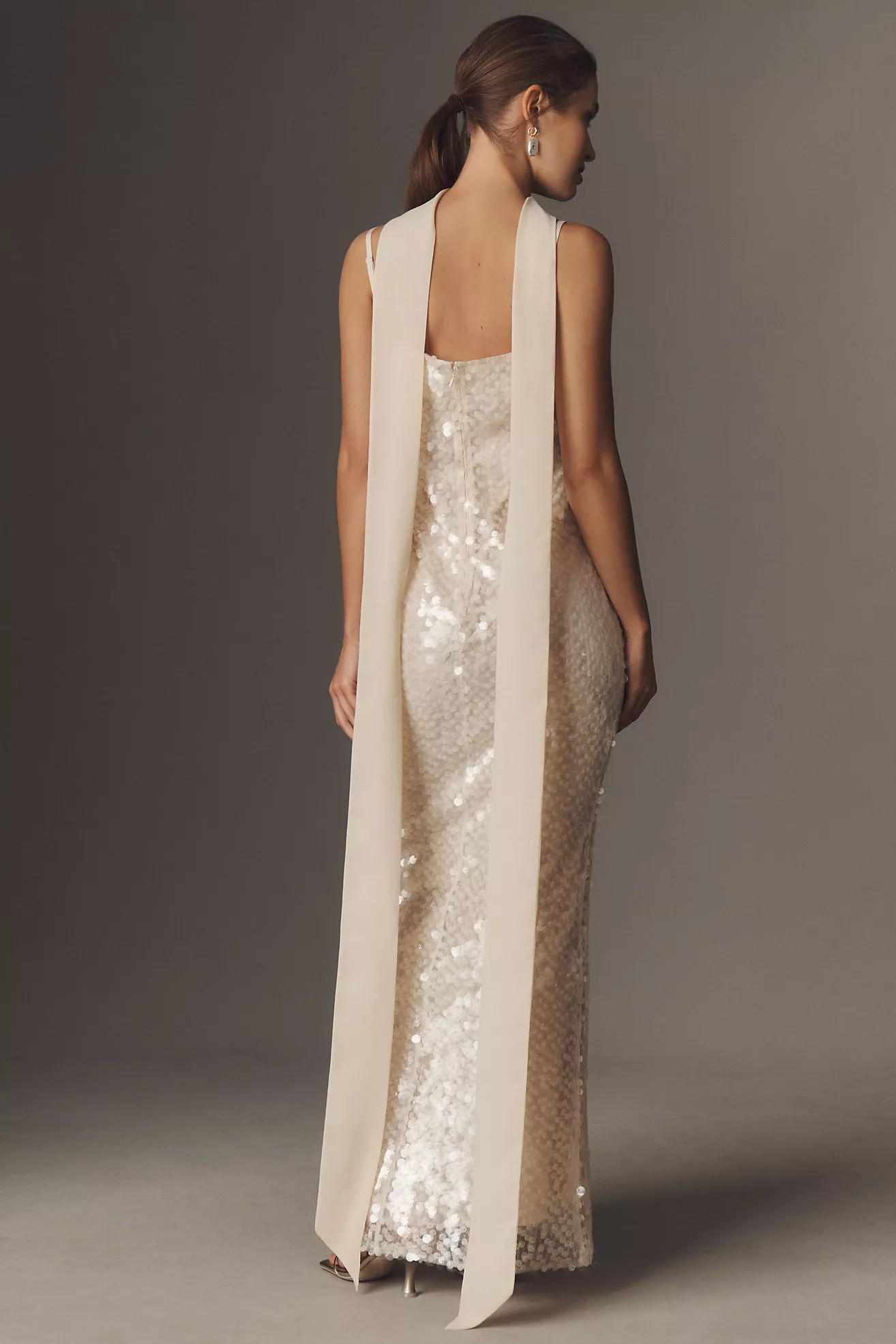 Mare Mare Liquid Sequin Column Maxi Dress | Anthropologie (US)