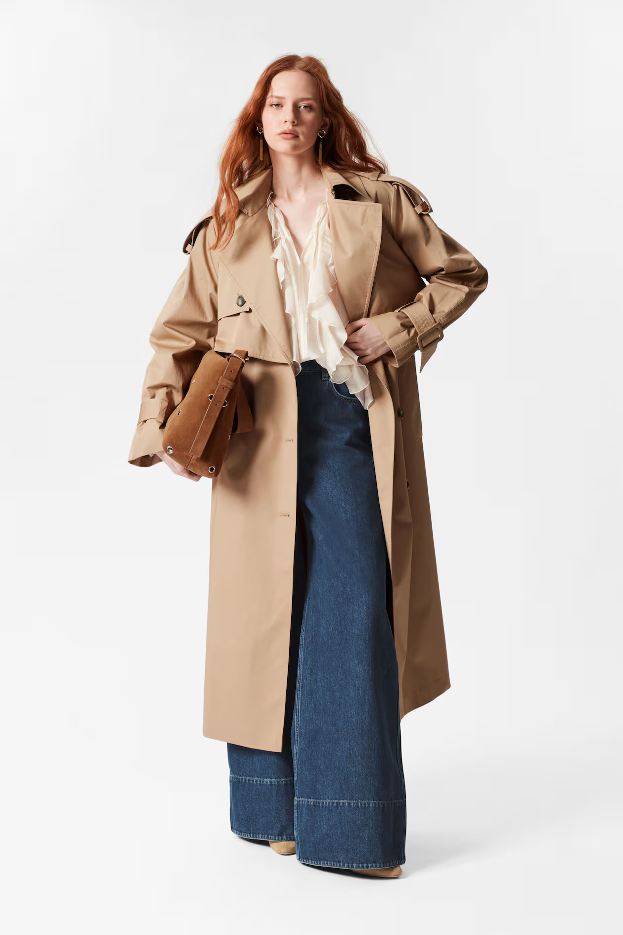 Trenchcoat mit Gürtel | H&M (DE, AT, CH, NL, FI)