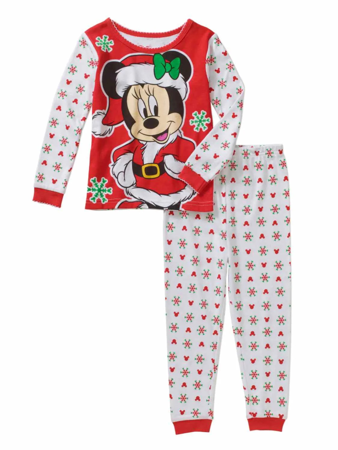 Baby Toddler Girl Christmas Cotton 2pc Set | Walmart (US)