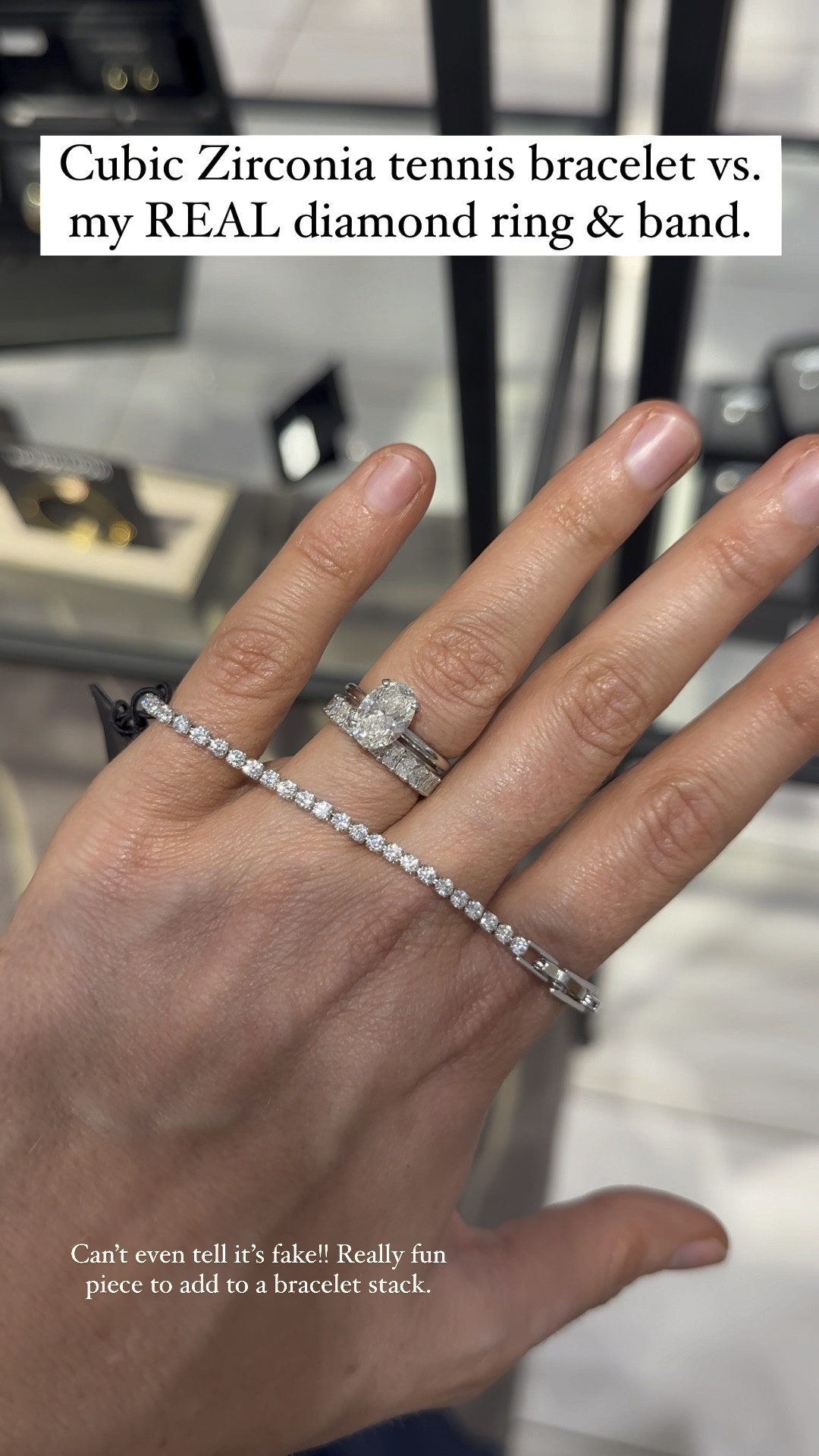 Tennis bracelet from the Nordstrom Anniversary sale! Can’t even tell it’s fake - quality is SO SPARKLY!

#LTKxNSale #LTKSummerSales #LTKFindsUnder50