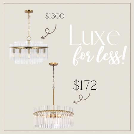 Perfect example of luxe for less! This beautiful chandelier 😍 

#LTKhome #LTKSale #LTKsalealert