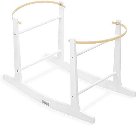 Clair de Lune Standard Rocking Moses Basket Stand - White | Amazon (US)