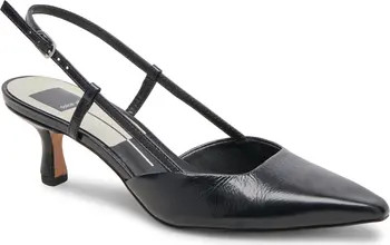 Odela Pointed Toe Kitten Heel Slingback Pump (Women) | Nordstrom