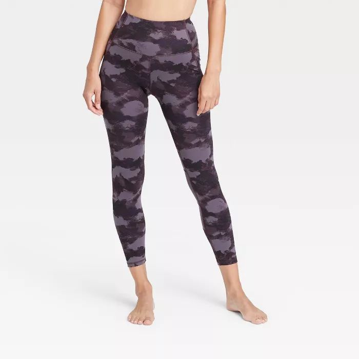 Women's Contour Power Waist High-Waisted 7/8 Leggings 25" - All in Motion™ | Target