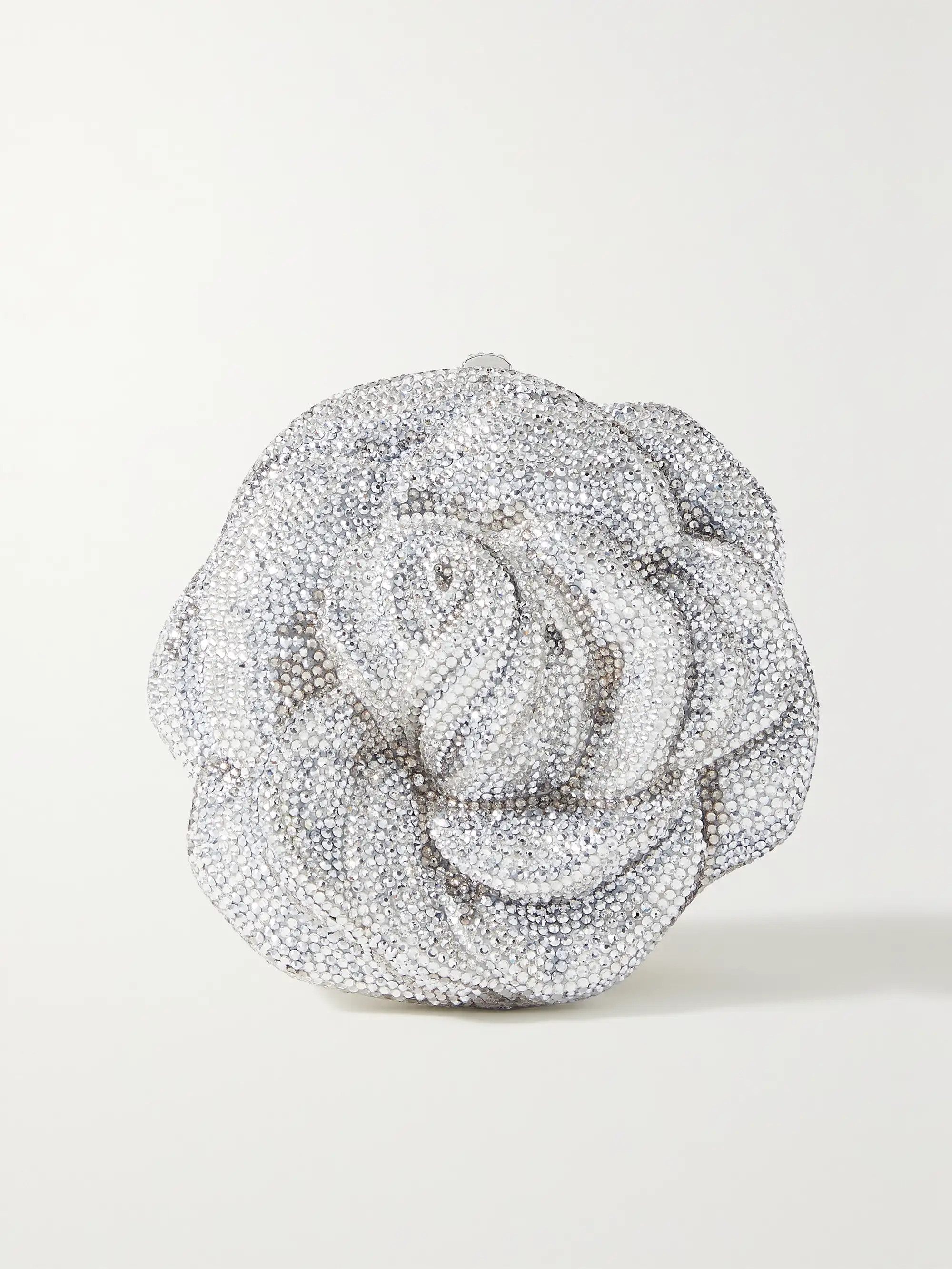 Rose Desiree crystal-embellished silver-tone clutch | NET-A-PORTER APAC