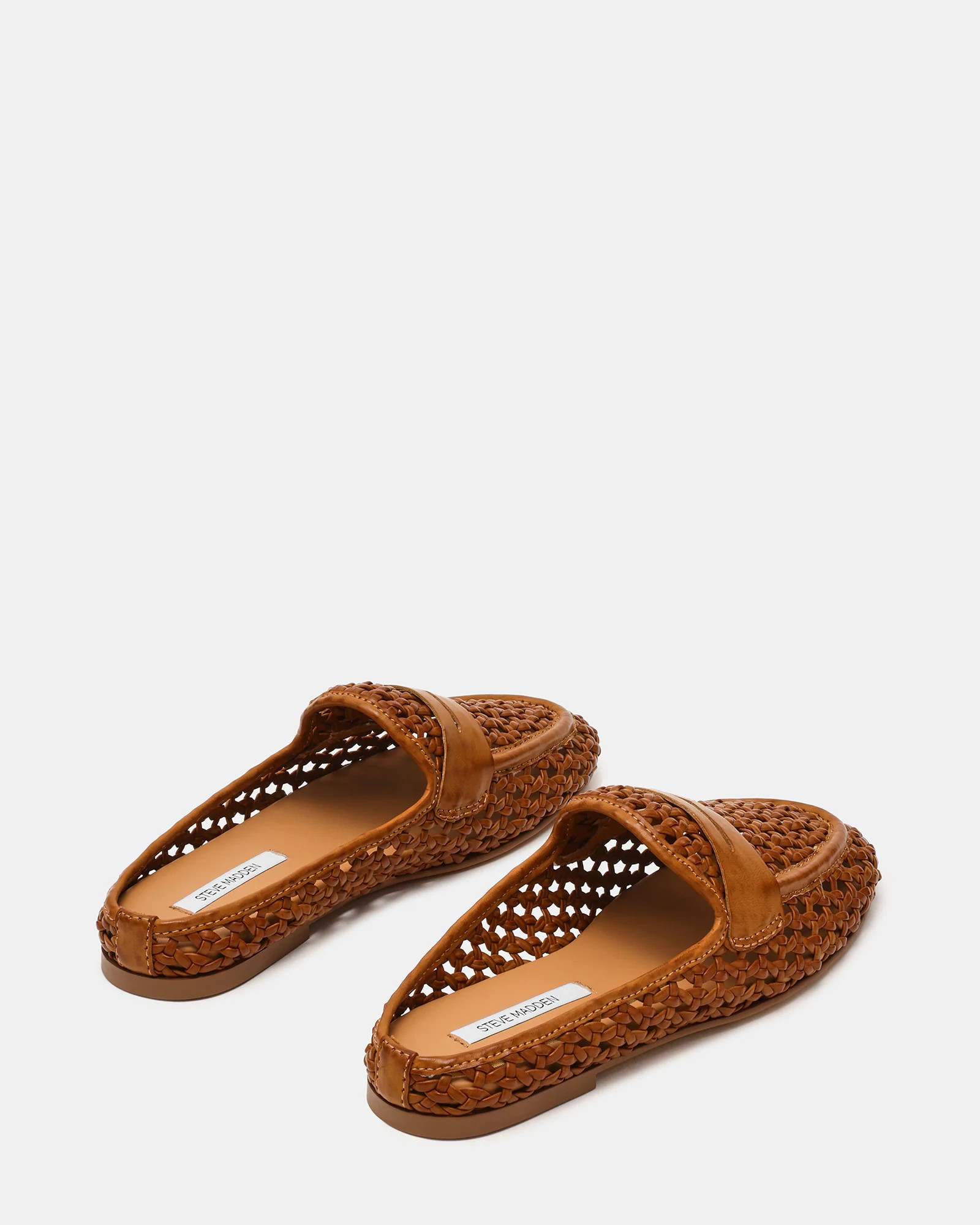 RAFE Woven Tan Slip-On Mule Women's Loafer | Steve Madden (US)