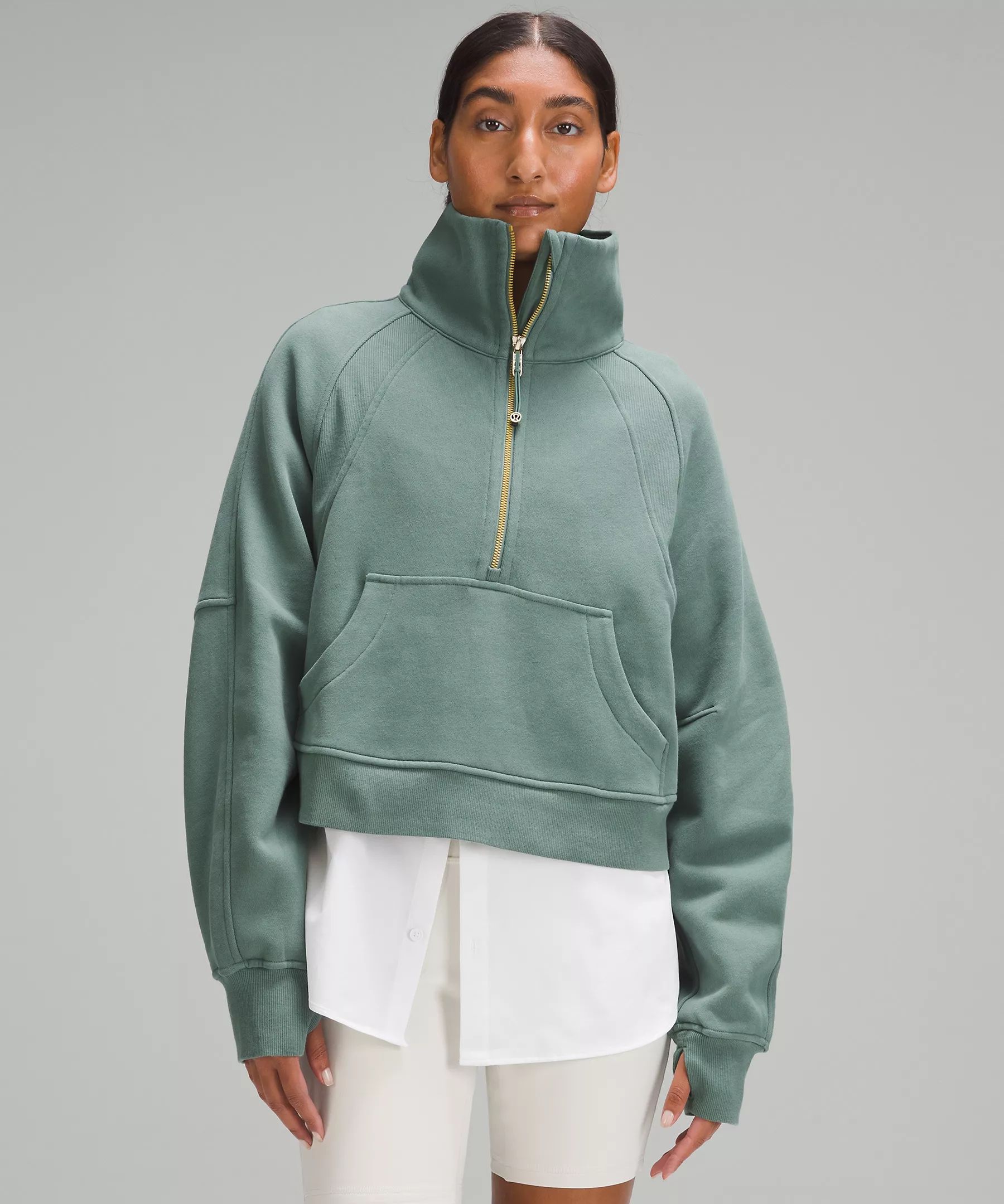 Scuba Oversized Funnel-Neck Half Zip | Women's Hoodies & Sweatshirts | lululemon | Lululemon (US)