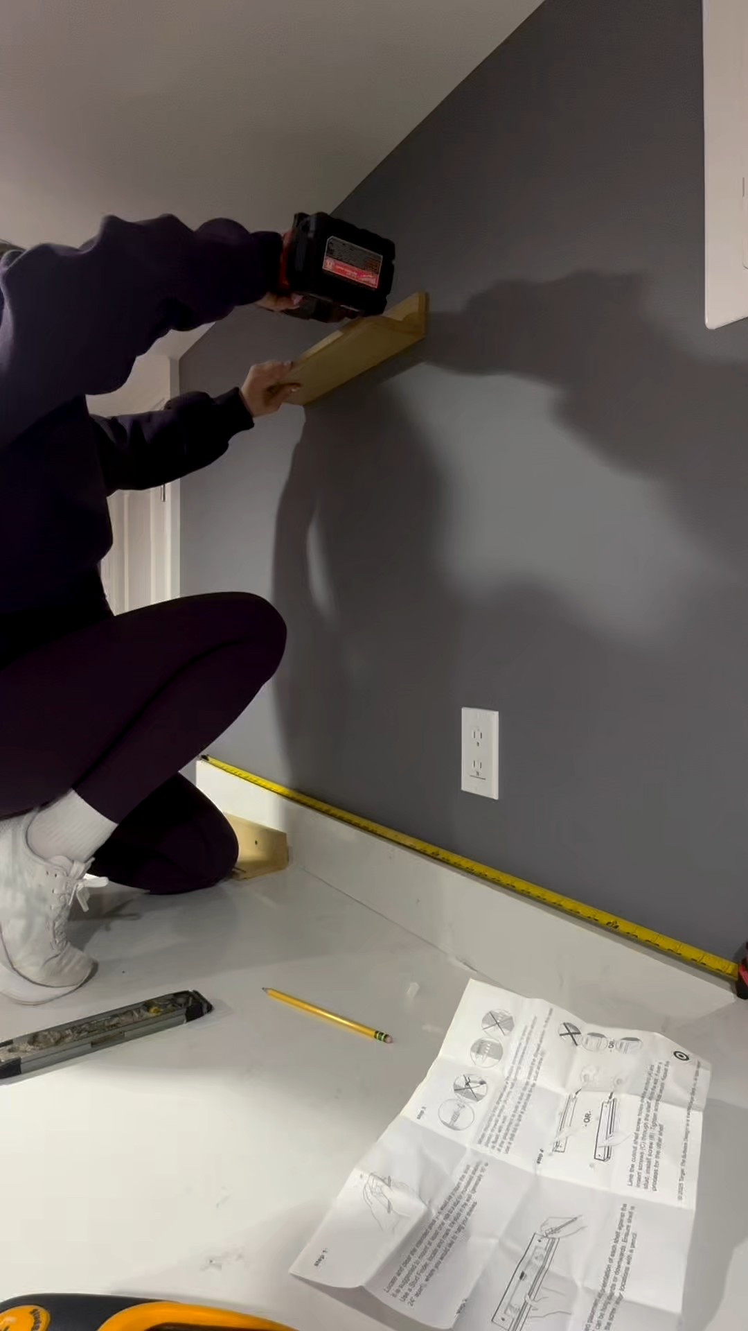 Bringing my laundry room vision to life — because I don’t wait around, I make it happen.
Grateful for a dad who raised me to do it all 🤍

#LTKvlog #LTKdayinmylife #LTKHome