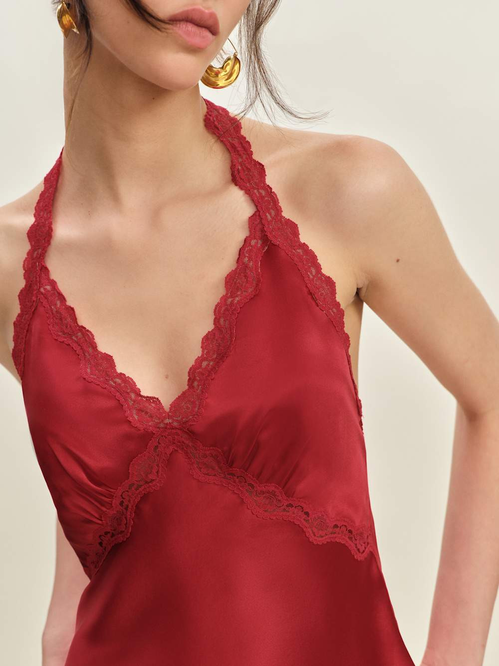 Monica Silk Top | Reformation (Global)