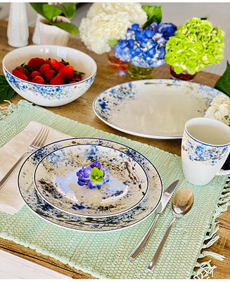 Noritake Blue Nebula Dinnerware Collection - Macy's | Macy's