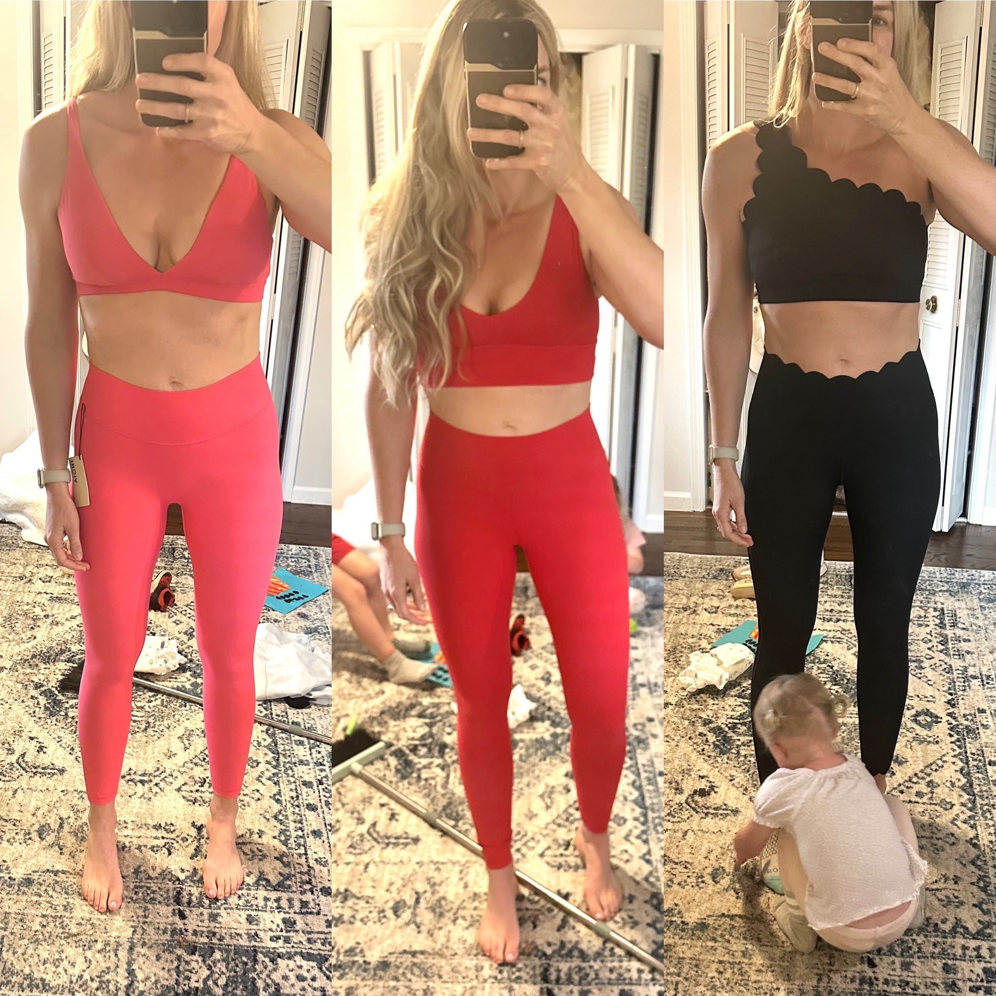 Workout sets I’m loving. 5’9” , 150 lbs, size Medium for everything 

#LTKActive #LTKFindsUnder100 #LTKFindsUnder50