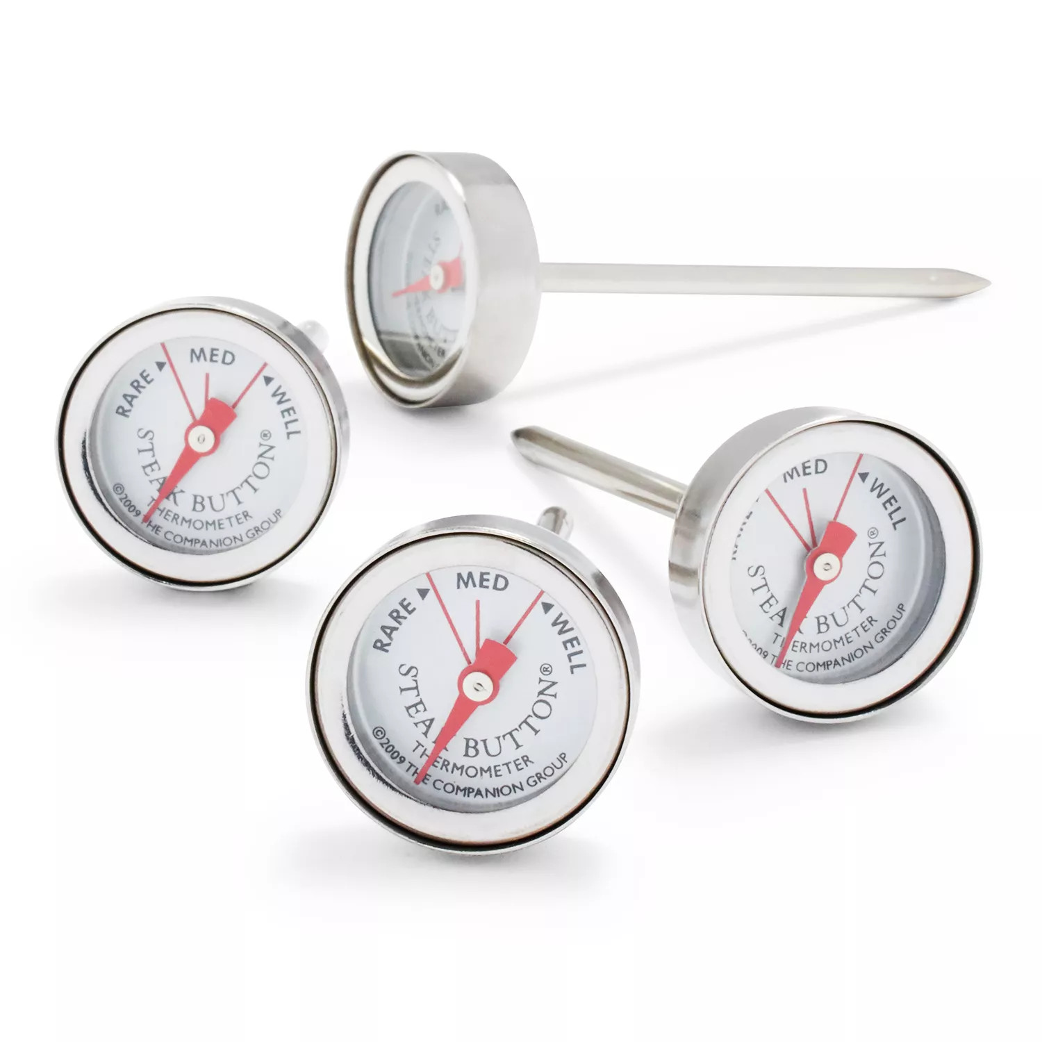 Sur La Table Stainless Steel Steak Button Thermometers | Sur La Table | Sur La Table