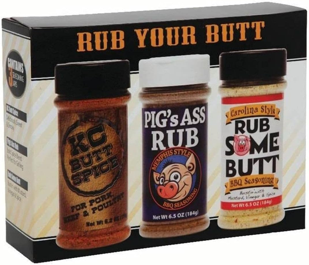 Rub Your Butt Championship BBQ Seasoning Gift Pack | Amazon (US)
