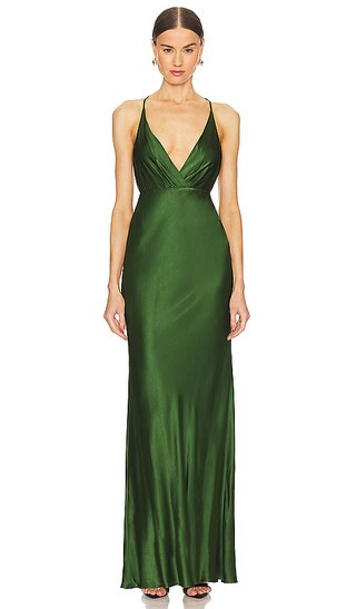Elia Halter Maxi Dress in Fern | Revolve Clothing (Global)