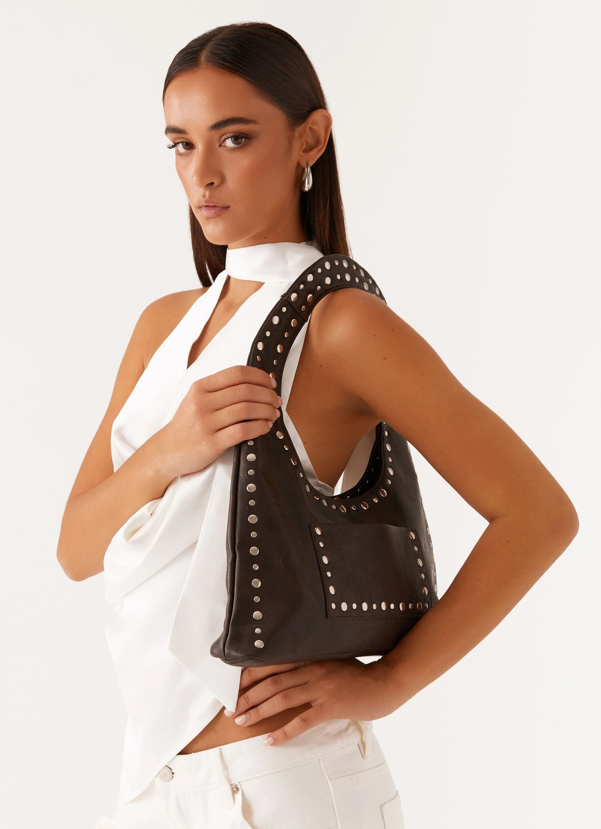 Delaney Shoulder Bag - Washed Black | Peppermayo (Global)