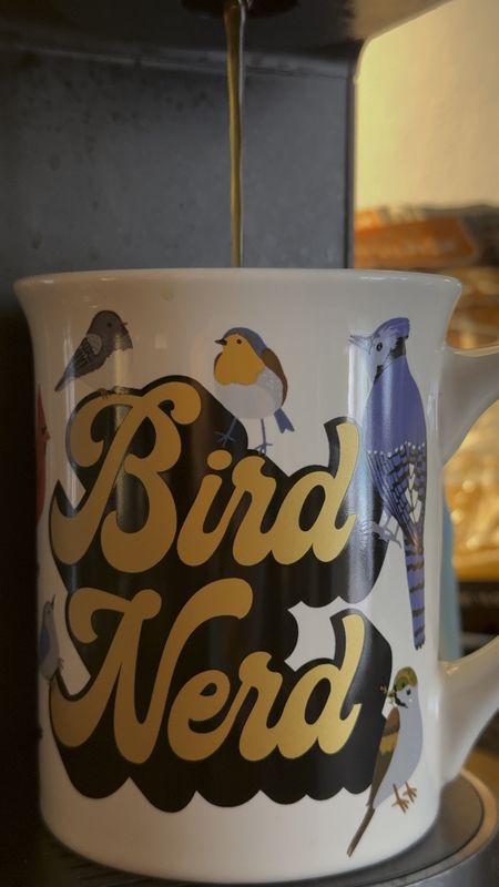 Bird watcher mug, coffee mug, kitchen products

#LTKVideo #LTKFindsUnder50