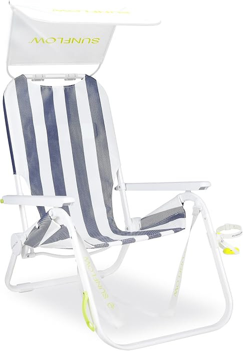 Shore Thing Premium Beach Chair - Adjustable, Portable, Rust-Resistant, Reclining Beach Chair wit... | Amazon (US)