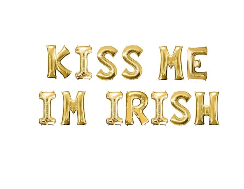 St Patricks Decor Kiss Me Im Irish St Pattys Day St | Etsy | Etsy (US)