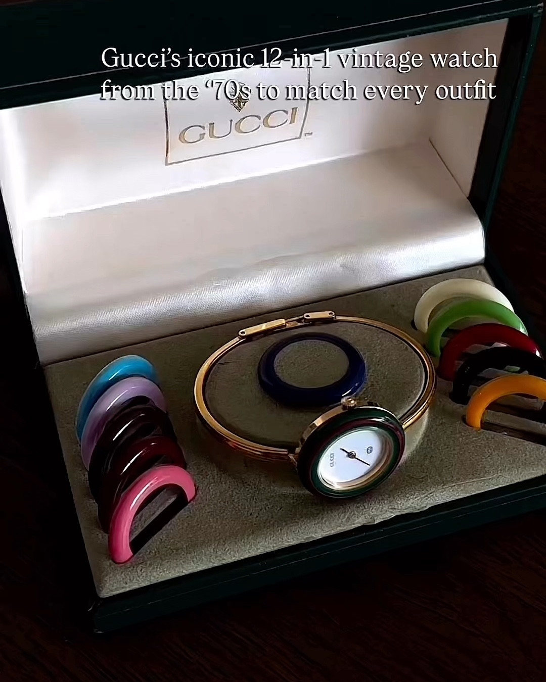 the most iconic & trendy gucci bezel watch with 12 versatile rings to match any day-to-night outfit! it was love from the first sight when I saw them at the luxury vintage market in Antwerp and then ordered online straight away, so check the link until sold out - I found a good price for you🤭🤞🏼🩷 

#LTKHoliday #LTKGiftGuide #LTKCyberWeek