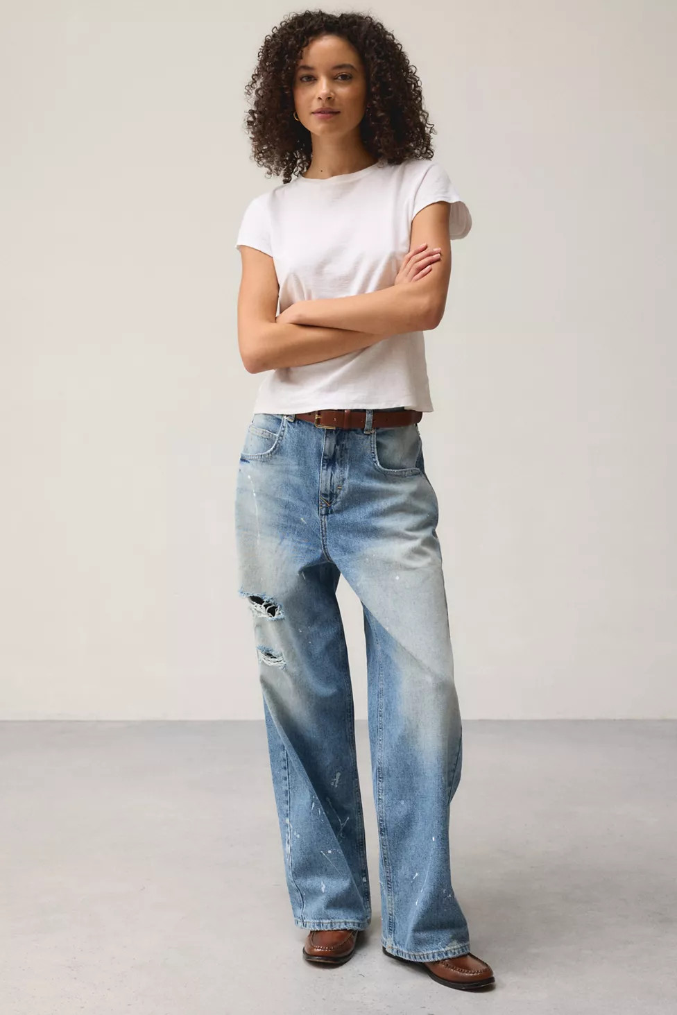 BDG Jaya Paint Splatter Baggy Boyfriend Jean | Urban Outfitters (US and RoW)