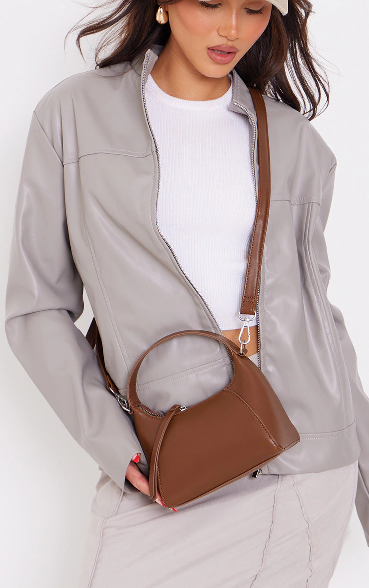 Chocolate Mini Bucket Cross Body Bag | PrettyLittleThing US