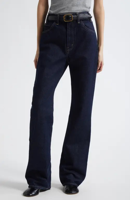 Nili Lotan Joan High Waist Jeans in Indigo Rinse at Nordstrom, Size 26 | Nordstrom