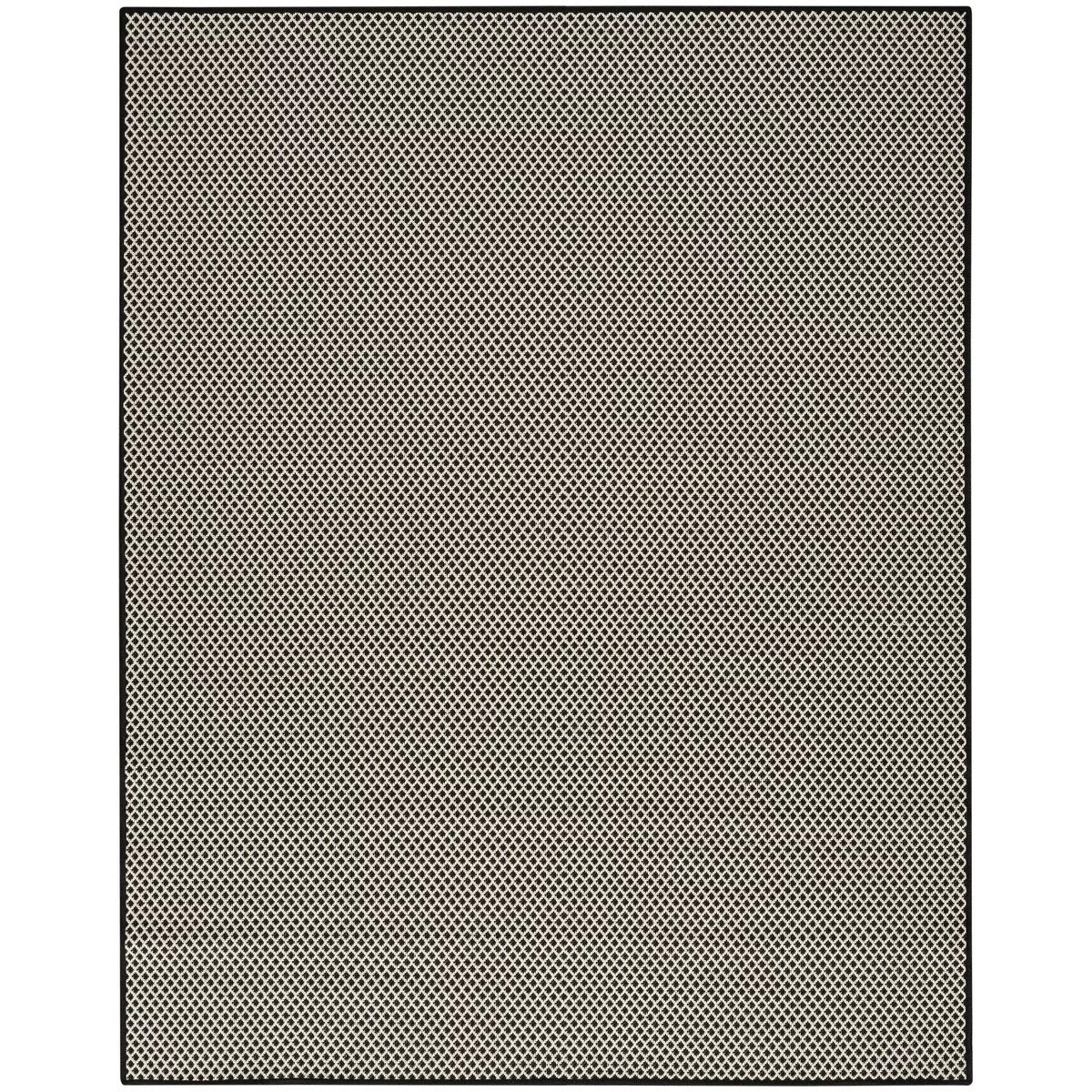 Nourison Courtyard Geometric 8' x 10' Black White Outdoor/Indoor Area Rug | Target
