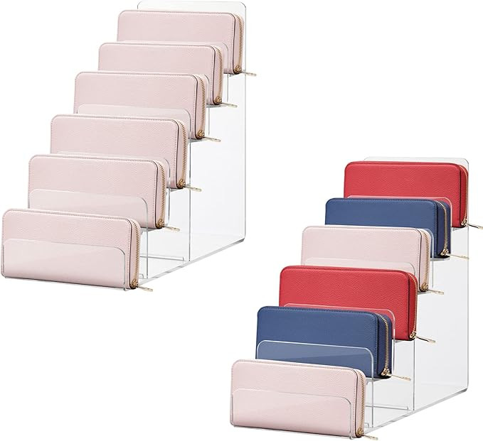 Cabilock 6 Tier Acrylic Risers Display Stands:3PCS Tiered Display Stand Risers Perfume Organizer ... | Amazon (US)