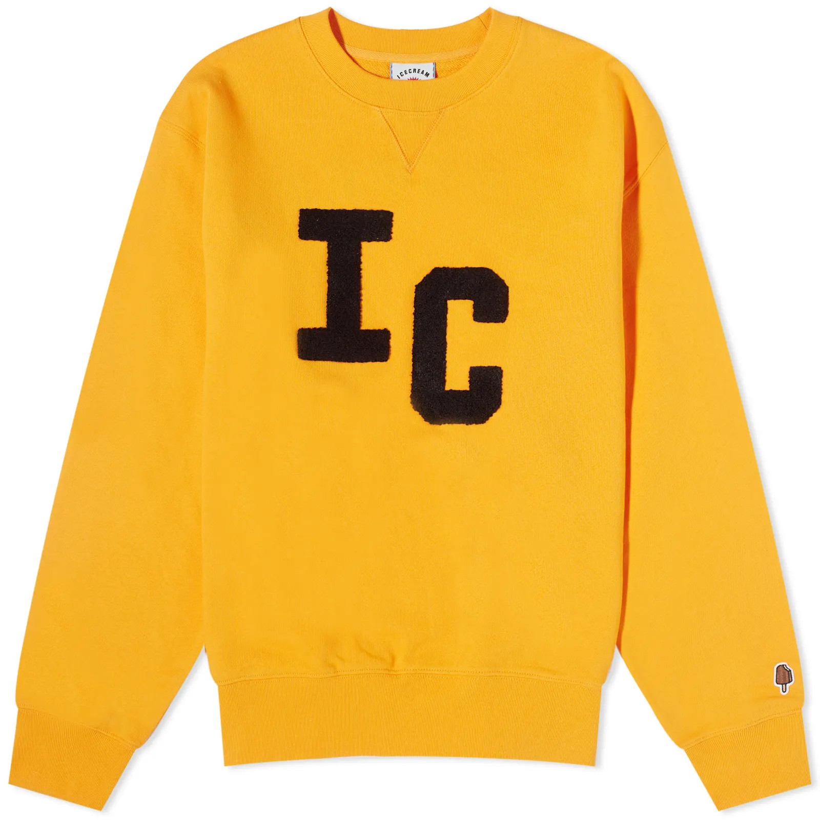 ICECREAM Chenille Crew Sweat Orange | END. | End Clothing (US & RoW)