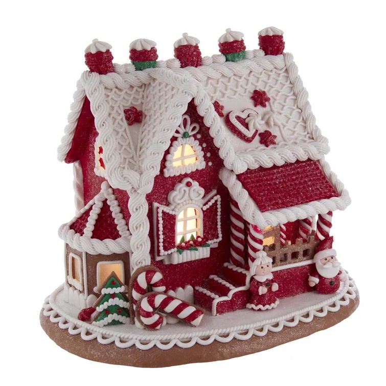 Santa and Mrs. Claus Gingerbread House | Wayfair North America