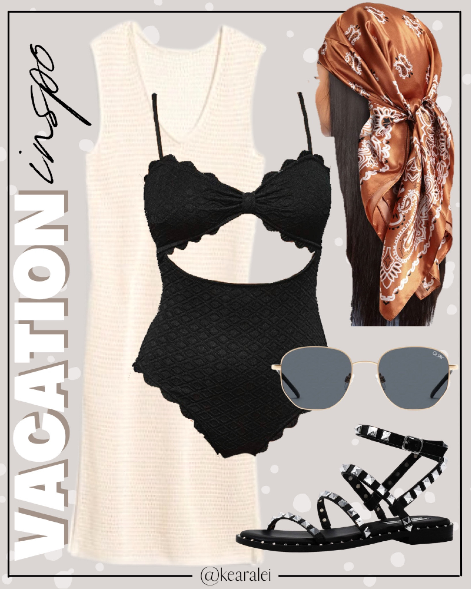 Spring break swim wear vacation outfits resort wear swimsuits Amazon old navy target one piece swimsuit brown with buckle ivory crochet swim cover up with Steve Madden studded sandals quay sunglasses brown aviators silk hair scarf boho outfits bohemian looks beach outfits || #swim #vacation #resort #springbreak #swimsuits #amazon #oldnavy #beach #sandals #sunglasses #scarf
.
.

Amazon fashion, teacher outfits, business casual, casual outfits, neutrals, street style, Midi skirt, Maxi Dress, Swimsuit, Bikini, Travel, skinny Jeans, Puffer Jackets, Concert Outfits, Cocktail Dresses, Sweater dress, Sweaters, cardigans Fleece Pullovers, hoodies, button-downs, Oversized Sweatshirts, Jeans, High Waisted Leggings, dresses, joggers, fall Fashion, winter fashion, leather jacket, Sherpa jackets, Deals, shacket, Plaid Shirt Jackets, apple watch bands, lounge set, Date Night Outfits, Vacation outfits, Mom jeans, shorts, sunglasses, Disney outfits, Romper, jumpsuit, Airport outfits, biker shorts, Weekender bag, plus size fashion, Stanley cup tumbler, Fitness Wear, Activewear, exercise outfit, workout leggings, sports bra, Lulu lemon, free people motion active athleisure Target, Abercrombie and fitch, Amazon, Shein, Nordstrom, H&M, forever 21, forever21, Walmart, asos, Nordstrom rack, Nike, adidas, Vans, Quay, Tarte, Sephora, lululemon, free people, j crew jcrew factory, old navy Home decor, playroom, pantry organization, Accent chair, Farmhouse decor, sectional sofa, entryway table, console table, sneakers, coffee table decor, laundry room, shelf decor, wall art, Nursery Ideas, Bathroom Decor, Bedroom Furniture, Living Room Furniture, home office, dining room, amazon home, Pantry Organizers, kitchen storage organizers

#LTKstyletip #LTKtravel #LTKswim