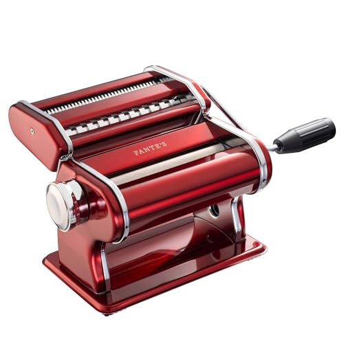 Fante’s Double Pasta Maker | Premium Stainless Steel Noodle Press with Hand Crank for Making Fresh Pasta, Ramen, Lasagna Sheets | Since 1906 | Amazon (US)