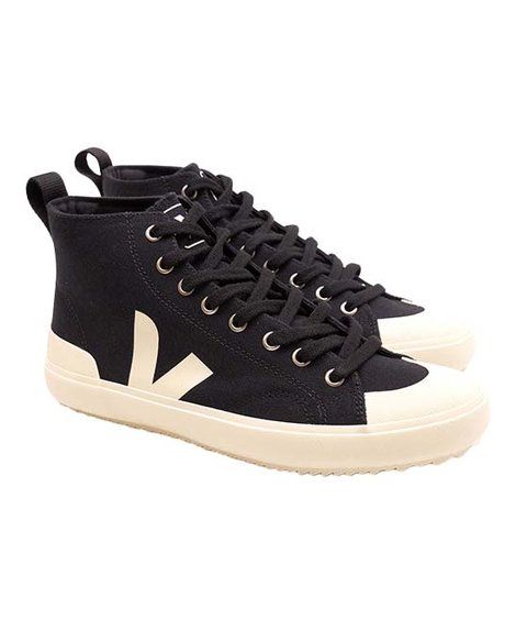 VEJA Black High Nova Hi-Top Leather Sneaker - Women | Best Price and Reviews | Zulily | Zulily