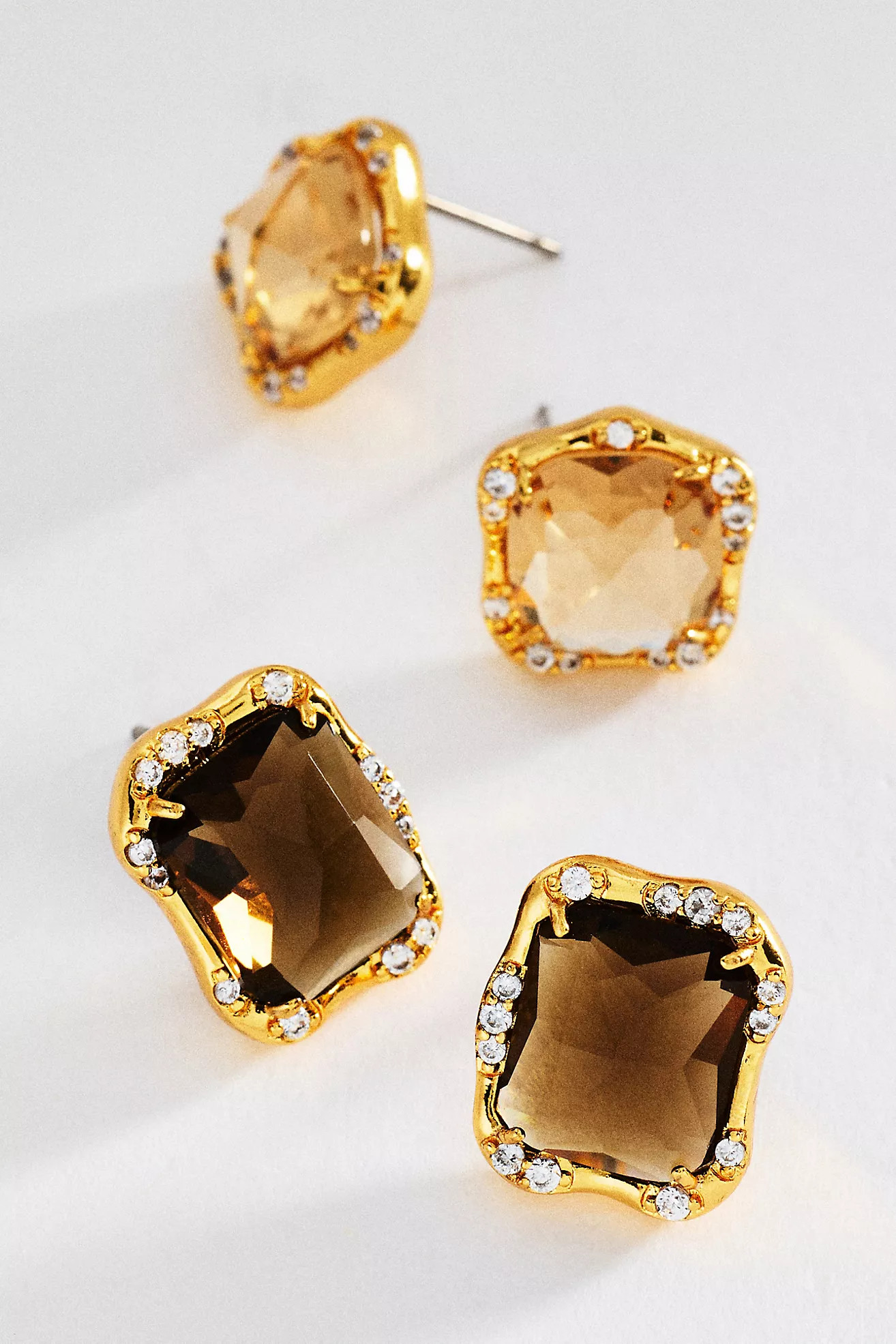 Stone Post Earrings, Set of 2 | Anthropologie (US)