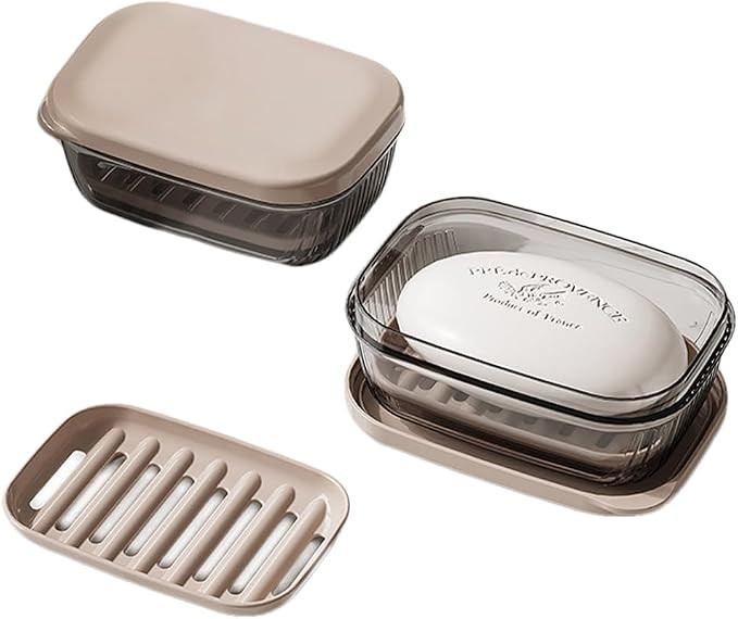 Travel Soap Case,Soap Holder,Soap Box with Lid Portable Soap Case,Sealed With Cover, Waterproof a... | Amazon (UK)