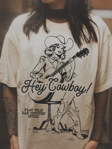 Raised On Sad Country Music Tee | Slater Vintage