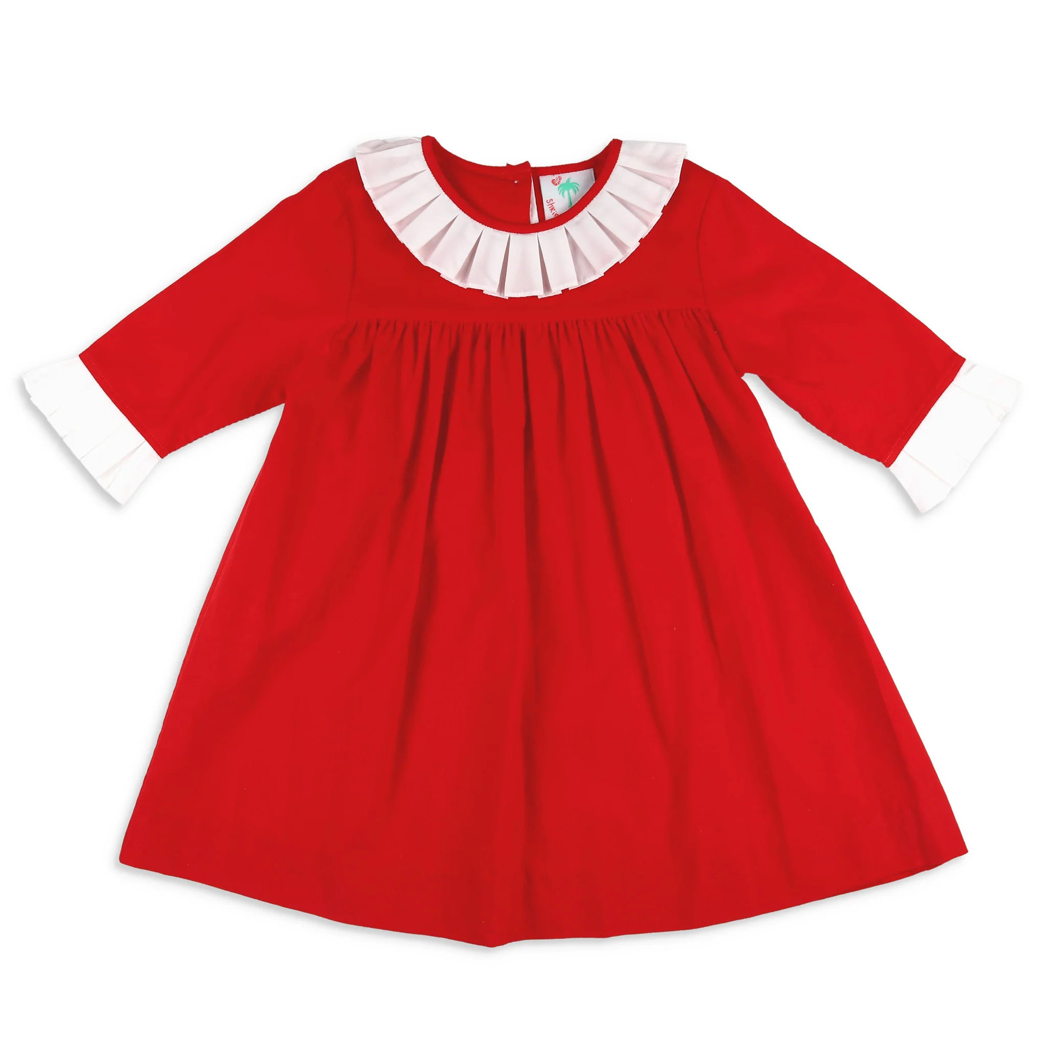 Red Cord Scarlett Dress - Shrimp and Grits Kids - Shrimp and Grits Kids | Shrimp and Grits Kids