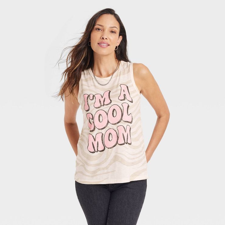 Women's Im a Cool Mom Graphic Tank Top | Target