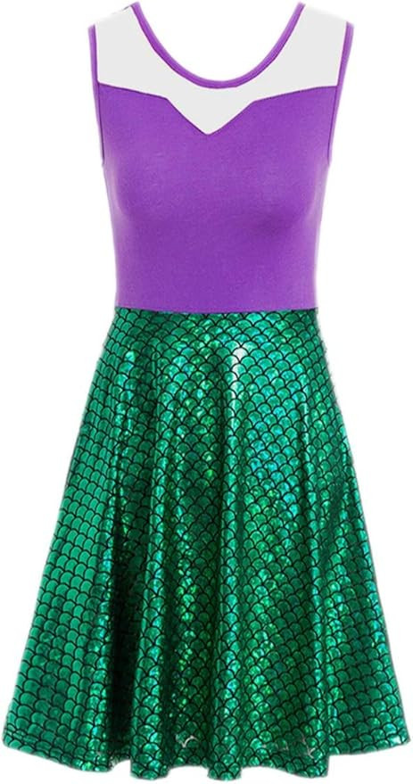 Womens Deep Sea Siren Mermaid Halloween Costume Adult Mermaid Costume Ariel | Amazon (US)