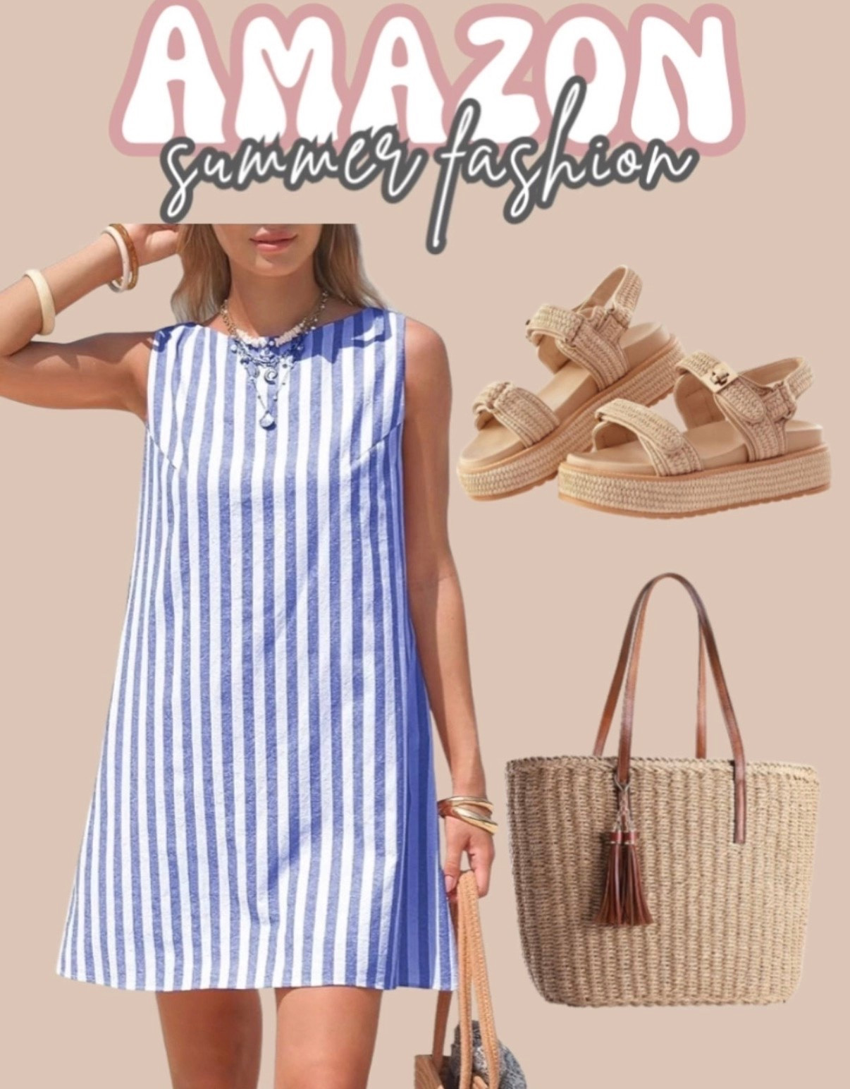 Amazon summer fashion
Travel outfits, summer outfits, vacation outfits beach, spring outfits 2026, resort wear, resort outfits from amazon, swim cover up, summer matching set, casual outfits for the summer, casual outfits for the spring, Amazon fashion, oversized sunglasses, neutral tops, halter tank top, sandals, beach, pool, beach outfits, ootd, vacation, vacation wear, cruise outfits, cream
#vacationwear #amazon #amazonfinds #traveloutfits #vacationoutfitsbeach

#LTKMothersDay

#LTKTravel #LTKSeasonal #LTKootd