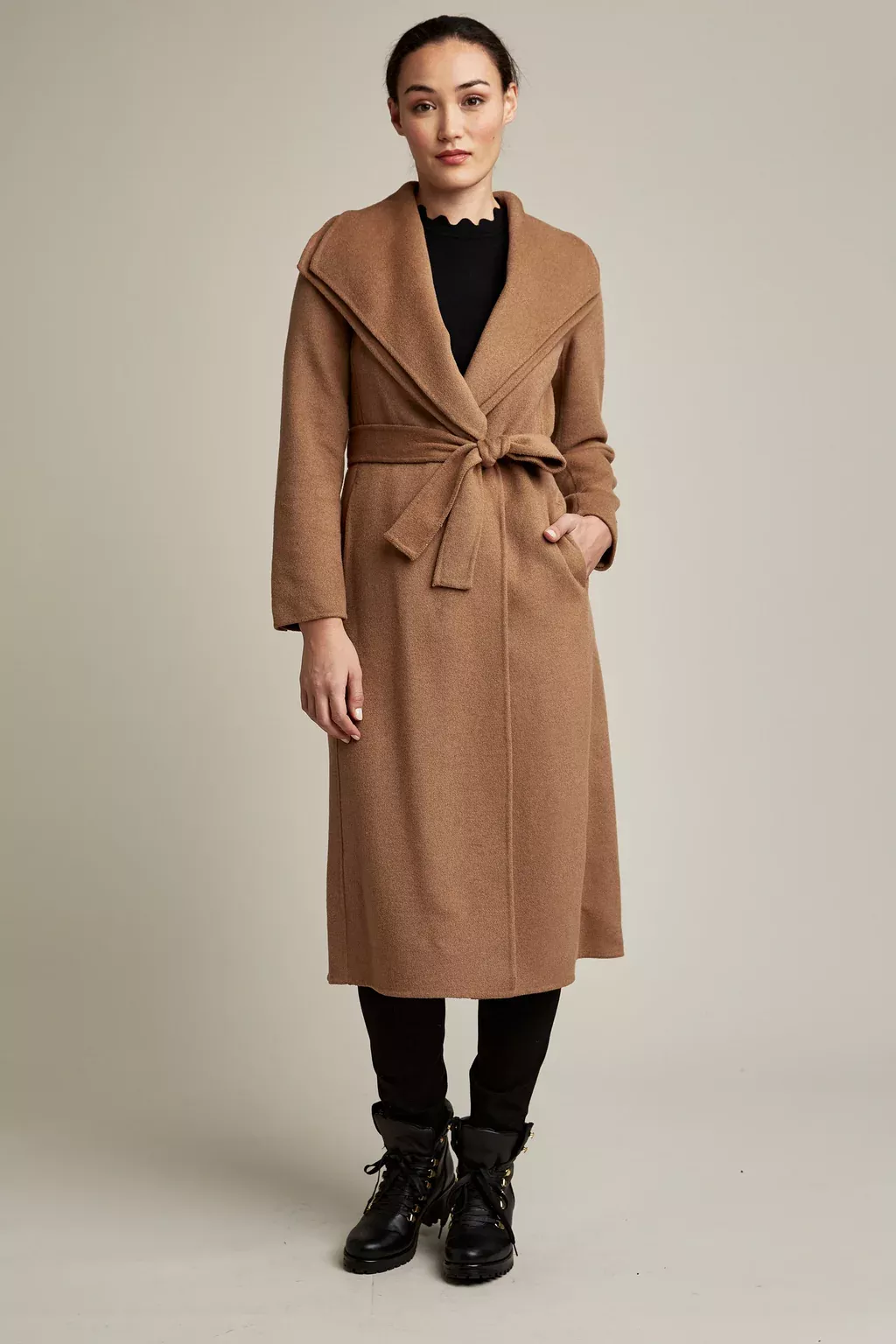 Belted Wool Blend Coat curated on LTK