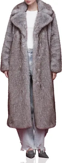 Avec Les Filles Faux Fur Longline Coat | Nordstrom | Nordstrom