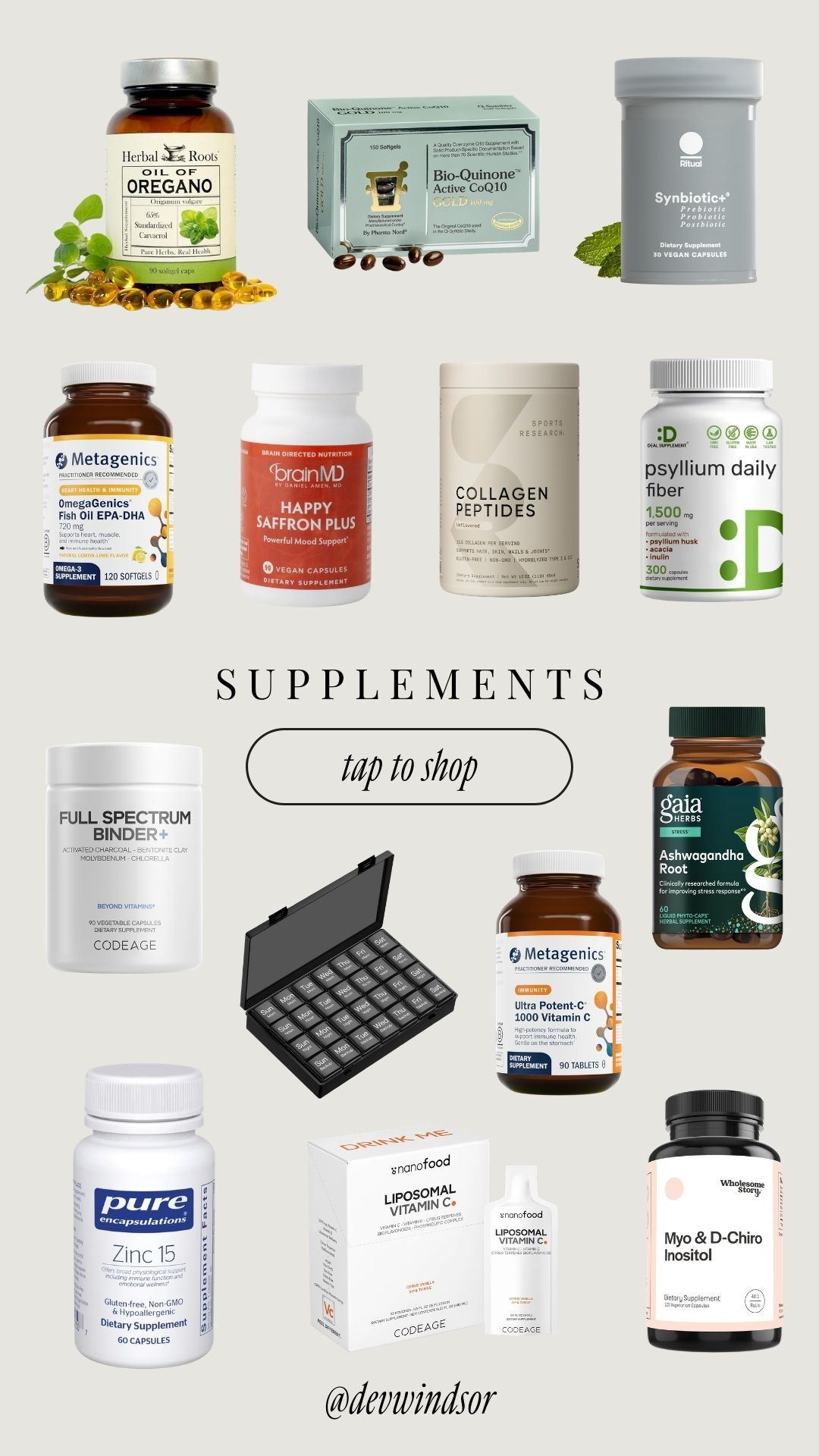 My Supplements! 💛 

 #LTKdayinmylife #LTKBeauty