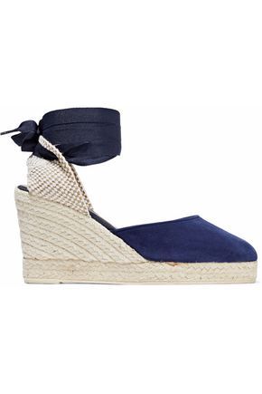 Suede wedge espadrilles | The Outnet Global