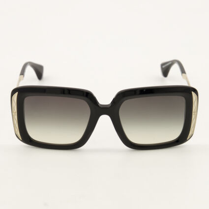 Black Oversize Square Sunglasses | TK Maxx