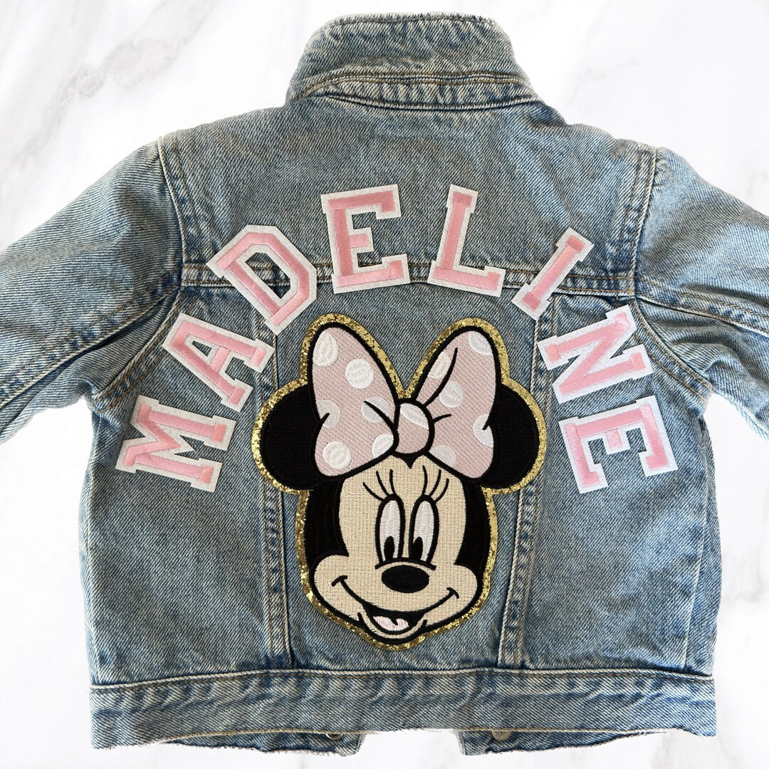 Mouse Jean Jacket, Custom Denim Jacket, Personalized Denim, Personalized Baby Toddler Kids Jacket... | Etsy (US)