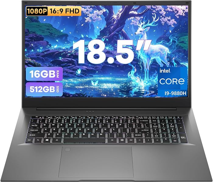 100% sRGB FHD Display, Win 11 Home, Backlit Keyboard, Numeric Pad Fingerprint Login, Laptop Compu... | Amazon (US)