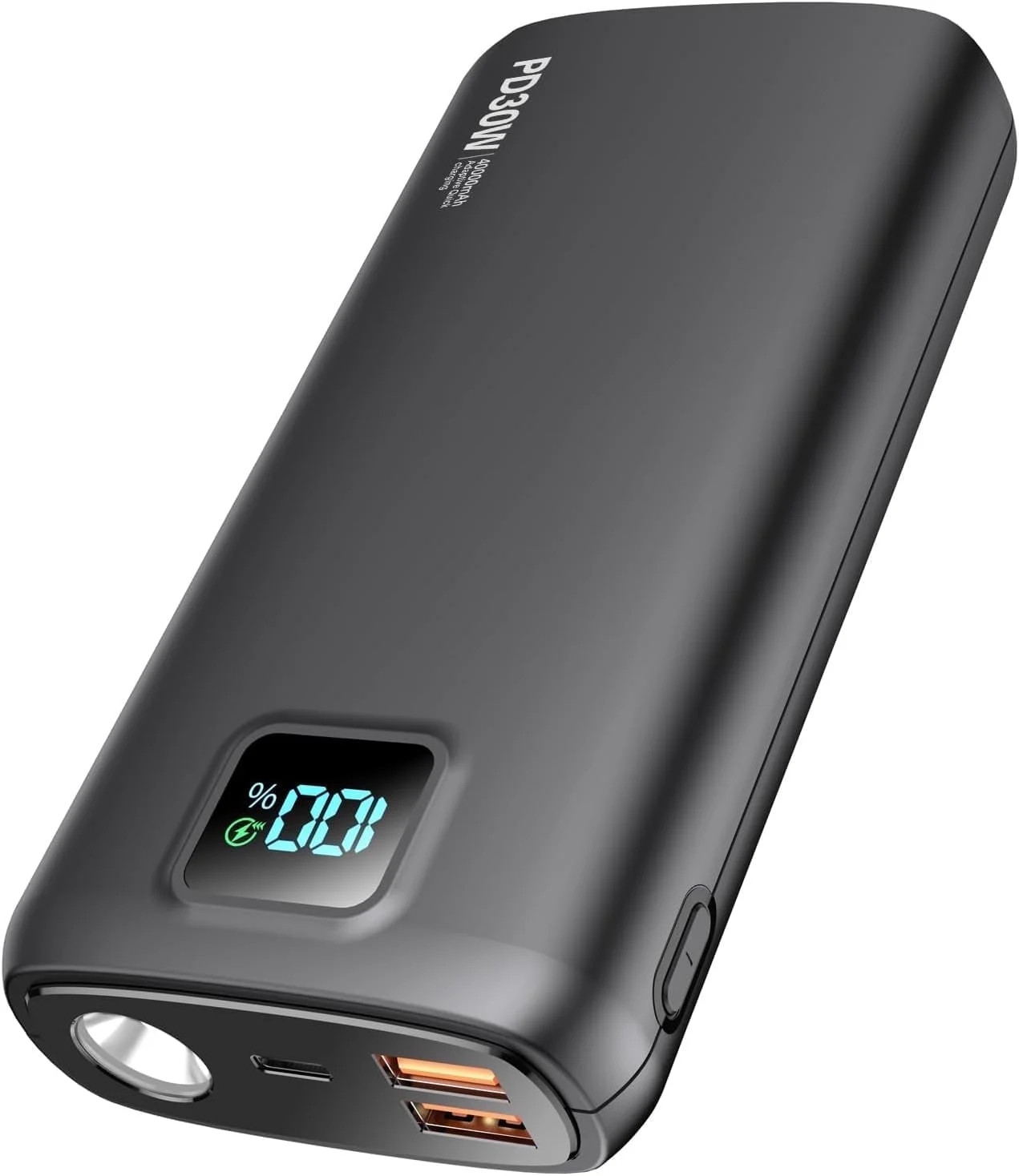 Portable Charger ,40000mAh Power Bank PD 30W  Quick Charging,  Flashlight for Camping or Emergenc... | Walmart (US)