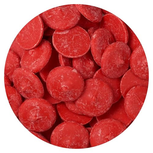 Red Chocolate Melting Wafers, 12 Ounce Bulk Bag, Red Candy, Melting Chocolate Discs For Baking, Dipping, Decorating, The Hampton Popcorn & Candy Company | Amazon (US)